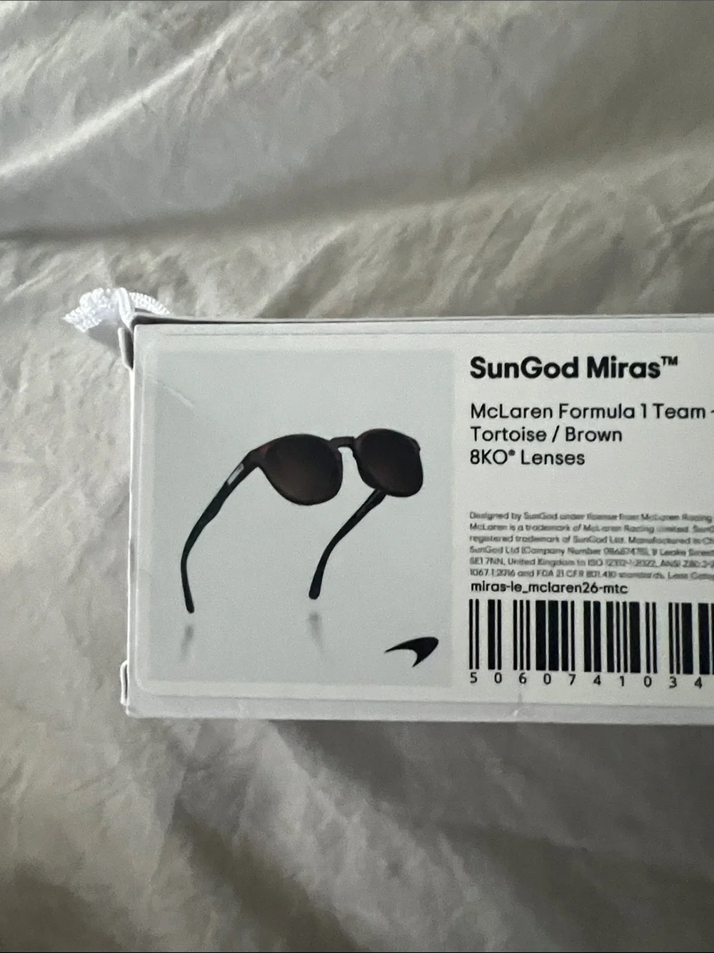 SunGod Tortoise McLaren F1 Team Miras Sunglasses